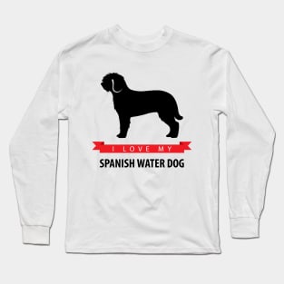 I Love My Spanish Water Dog Long Sleeve T-Shirt